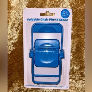 NIB Foldable Chair Phone Stand